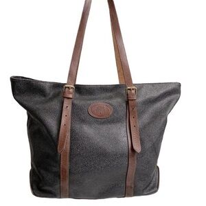 Mulberry authentic vintage black brown tote bar unisex